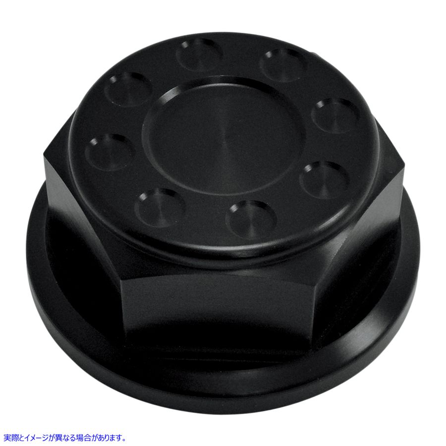 取寄せ ステアリングステムナット - ブラックアルマイト ジョーカーマシーン Steering Stem Nut - Black Anodized 10-015B DRAG 04100176