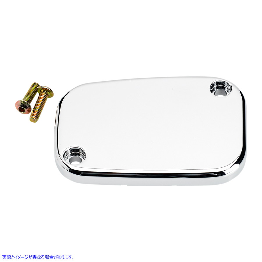 取寄せ マスターシリンダーカバー - ブレーキ - フロント - スムース - クローム ジョーカーマシーン Master Cylinder Cover - Brake - Front - Smooth - Chrome 08-004C DRAG 06100847