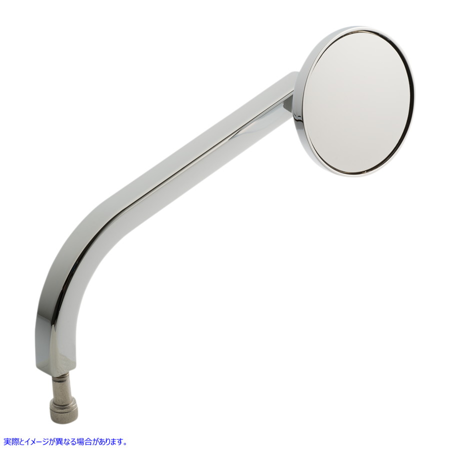 取寄せ ミラー - No.2 標準 - サイドビュー - ラウンド - クローム - 右 ジョーカーマシーン Mirror - No. 2 Standard - Side View - Round - Chrome - Right 03-052-3R DRAG 06401516