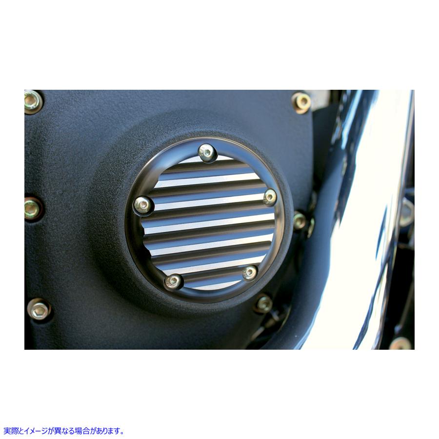 取寄せ ポイントカバー - フィン付き - 5穴 - ブラックアルマイト/シルバー ジョーカーマシーン Points Cover - Finned - 5 Hole - Black Anodized/Silver 02-99TC DRAG 09400996