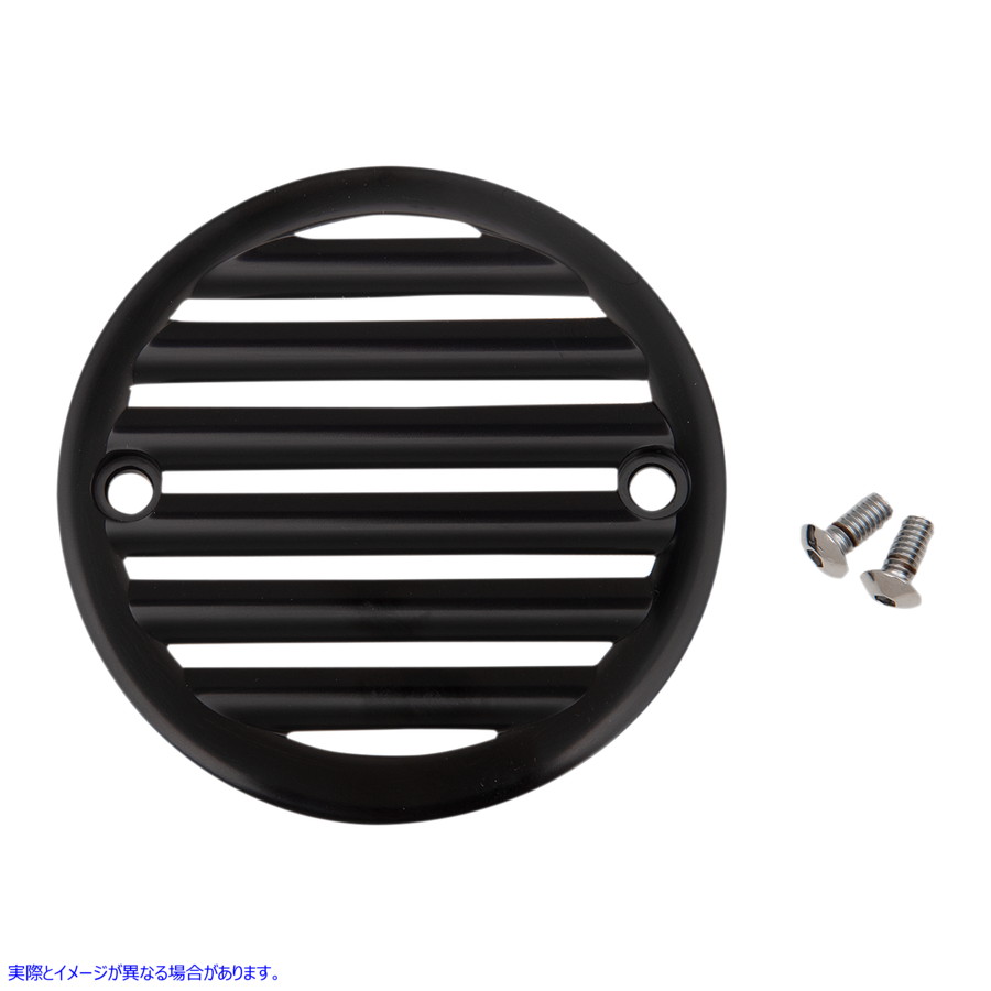取寄せ ポイントカバー - フィン付き - 2穴 - ブラックアルマイト/シルバー ジョーカーマシーン Points Cover - Finned - 2 Hole - Black Anodized/Silver 02-98TC DRAG 09400997