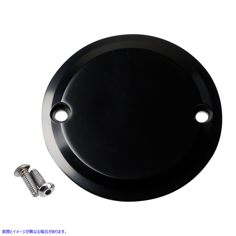 取寄せ ポイントカバー - スムース - 2穴 - ブラックアルマイト ジョーカーマシーン Points Cover - Smooth - 2 Hole - Black Anodized 02-98-SB DRAG 09401669