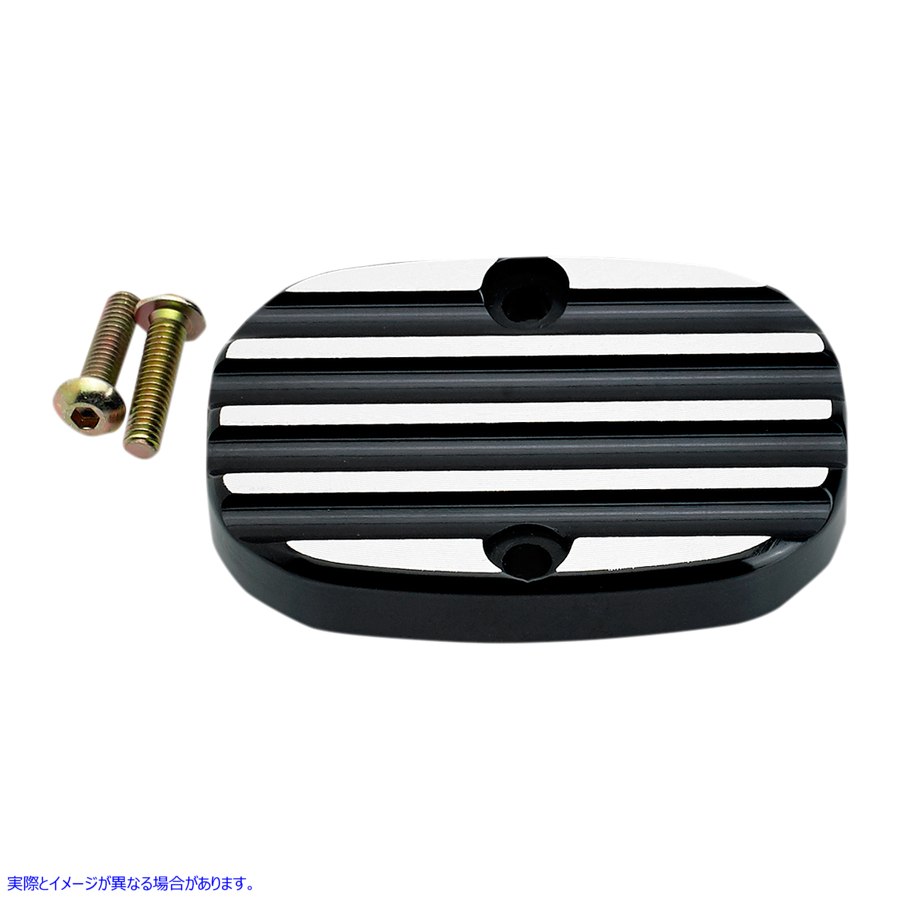 取寄せ マスターシリンダーカバー - フィン付き - ブラック - FL ジョーカーマシーン Master Cylinder Cover - Finned - Black - FL 08-008B DRAG 17310548