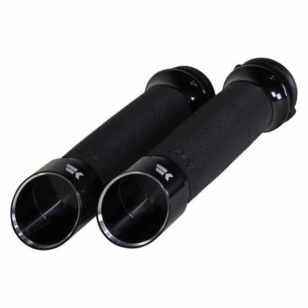 取寄せ グリップ - エッジ - カスタムコンター - TBW - ブラック クロームワークス Grips - Edge - Custom Contour - TBW - Black 500140 DRAG 06302835