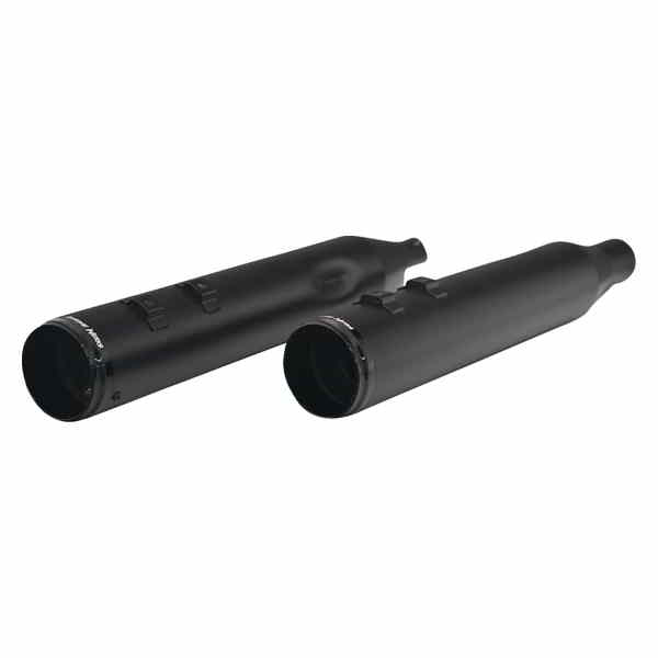 取寄せ 4-1/2インチ HP-PlusR スリップオンマフラー（レースチップ付き） - ブラック - ツインカム クロームワークス 4-1/2 HP-PlusR Slip-On Mufflers with Race Tip - Black - Twin Cam 202920 DRAG 18011829｜ハーレーパーツデポ
