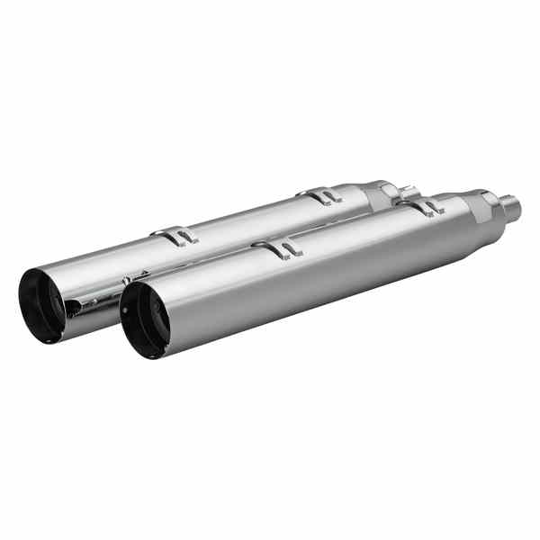 取寄せ 4-1/2インチ ウォーハンマーマフラー - クローム クロームワークス 4-1/2 War Hammer Mufflers - Chrome 202220 DRAG 18114320