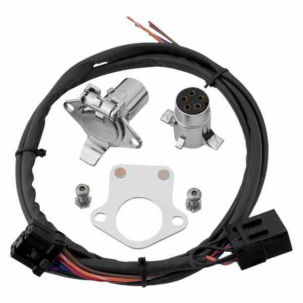取寄せ 5ピンヒッチレセプタクル クロームワークス 5-Pin Hitch Receptacle 720585 DRAG 39020069｜ハーレーパーツデポ