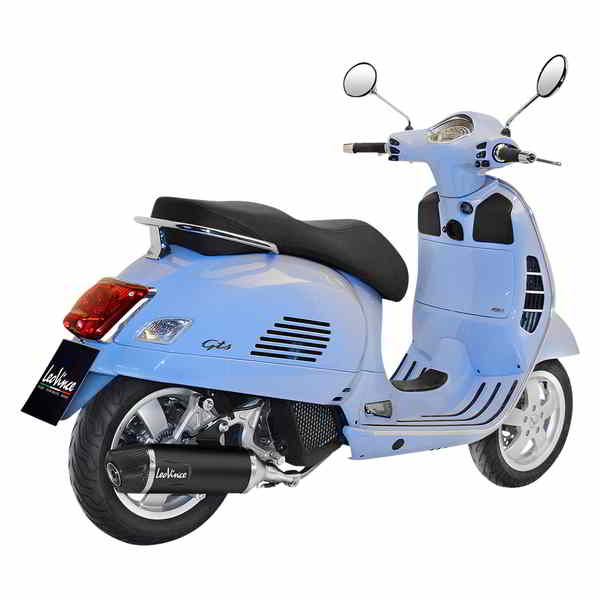 取寄せ レオビンチ Nero Exhaust System - Vespa GTS 150 - Black 14069 DRAG 18102879