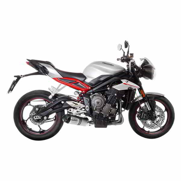 取寄せ LV One Evo マフラー - ステンレススチール - ストリートトリプル 765 レオビンチ LV One Evo Muffler - Stainless Steel - Street Triple 765 14288EU DRAG 18113764