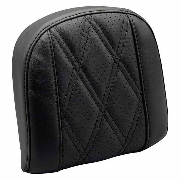 取寄せ シーシーバーパッド - スモール - GT2/HR2 - パンチング加工 ブラック ラペラ Sissy Bar Pad - Small - GT2/HR2 - Perforated Black L-SBP03GT/HR2 DRAG 08011528｜ハーレーパーツデポ