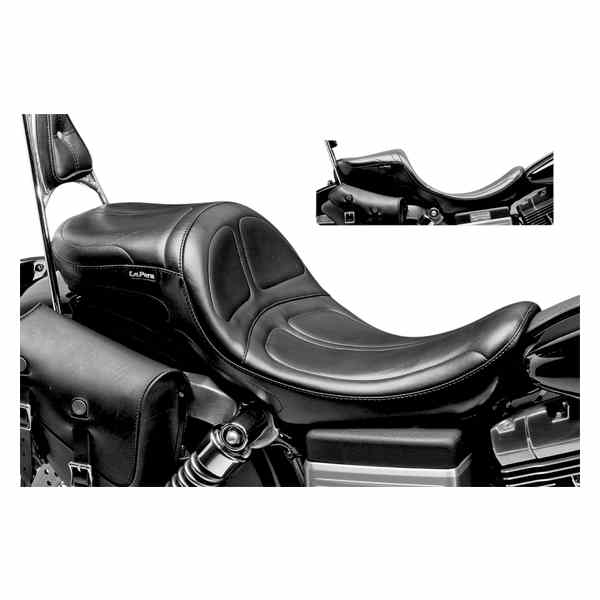 取寄せ マーベリック ダディロングレッグスシート - ブラック - ステッチ入り - FXD/FLD 06-17 ラペラ Maverick Daddy Long Legs Seat - Black - Stitched - FXD/FLD '06-'17 LK-970DL DRAG 08030336 68,866円