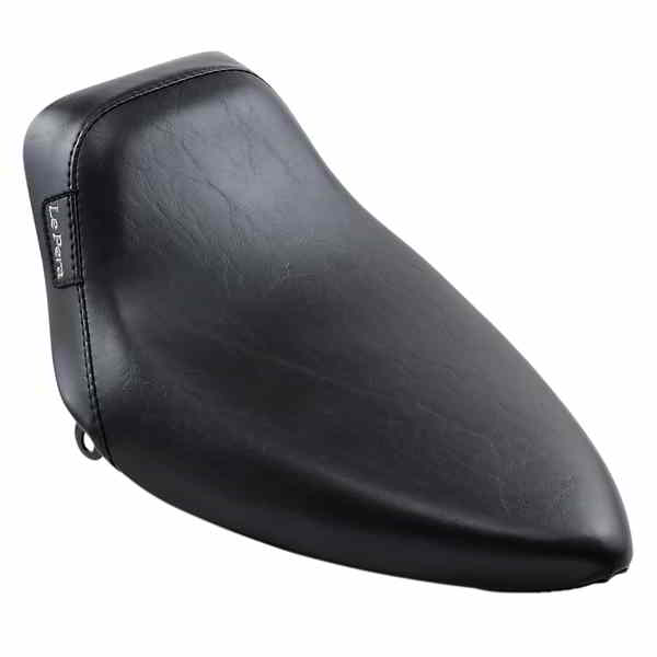 取寄せ ベアボーンズ ソロシート - スムース - ブラック - FX/FL 64-84 ラペラ Bare Bones Solo Seat - Smooth - Black - FX/FL '64-'84 LN-002 DRAG DS904205｜ハーレーパーツデポ