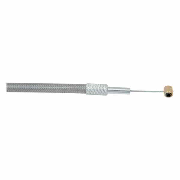 取寄せ スロットルケーブル - BYO - 45° - ステンレススチール マグナム Throttle Cable - BYO? - 45° - Stainless Steel 393524 DRAG 06501060|ハーレーパーツデポ