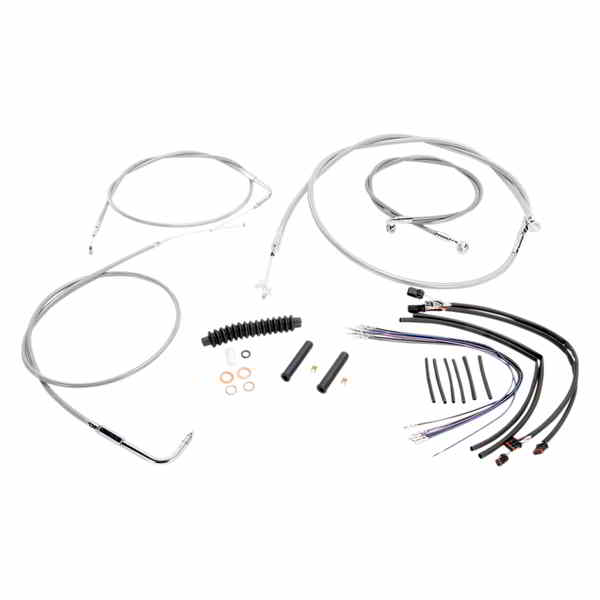 取寄せ コントロールケーブルキット - XR - ステンレススチール マグナム Control Cable Kit - XR - Stainless Steel 589272 DRAG 06620334｜ハーレーパーツデポ