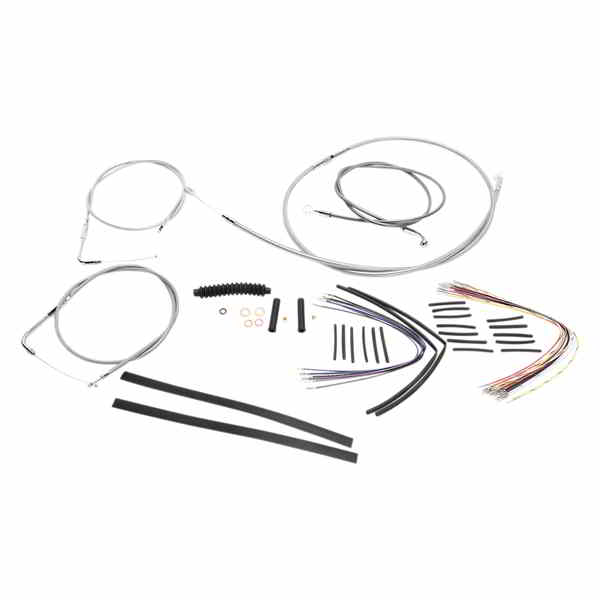取寄せ コントロールケーブルキット - XR - ステンレススチール マグナム Control Cable Kit - XR - Stainless Steel 589382 DRAG 06620350|ハーレーパーツデポ