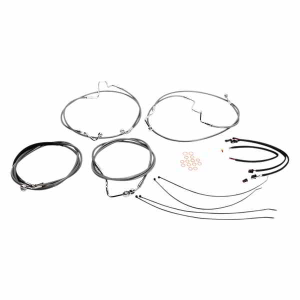 取寄せ コントロールケーブルキット - XR - ステンレススチール マグナム Control Cable Kit - XR - Stainless Steel 589691 DRAG 06620359|ハーレーパーツデポ