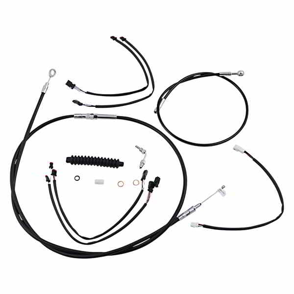 取寄せ コントロールケーブルキット - XR - ブラック/クローム マグナム Control Cable Kit - XR - Black/Chrome 489962 DRAG 06620709