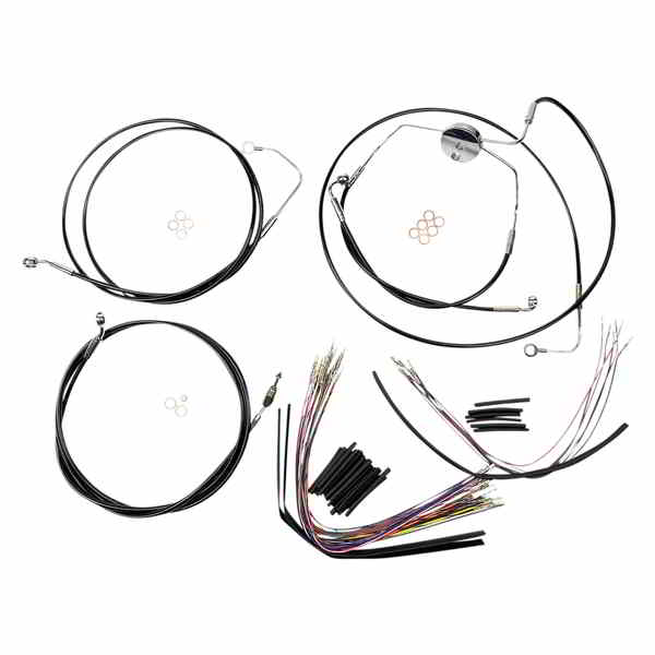 取寄せ コントロールケーブルキット - XR - ブラック マグナム Control Cable Kit - XR - Black 489001 DRAG 06620748 48,928円