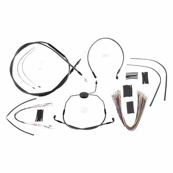 取寄せ コントロールケーブルキット - KARBONFIBR マグナム Control Cable Kit - KARBONFIBR 787301 DRAG 06620806｜ハーレーパーツデポ 57,614円