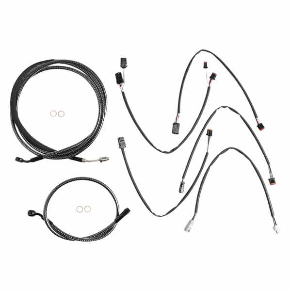 取寄せ コントロールケーブルキット - KARBONFIBR マグナム Control Cable Kit - KARBONFIBR 787421 DRAG 06620810|ハーレーパーツデポ
