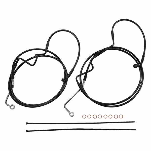 取寄せ コントロールケーブルキット - XR - ブラック マグナム Control Cable Kit - XR - Black 486971 DRAG 06620986｜ハーレーパーツデポ