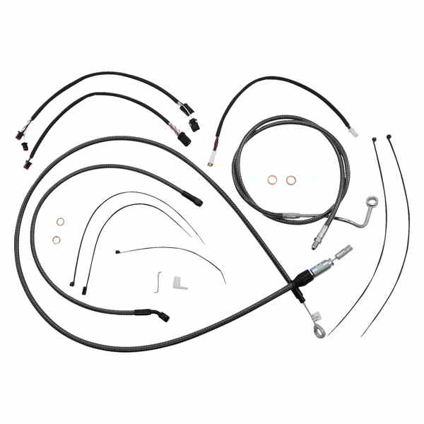 取寄せ コントロールケーブルキット - KARBONFIBR マグナム Control Cable Kit - KARBONFIBR 7871151 DRAG 06621037｜ハーレーパーツデポ