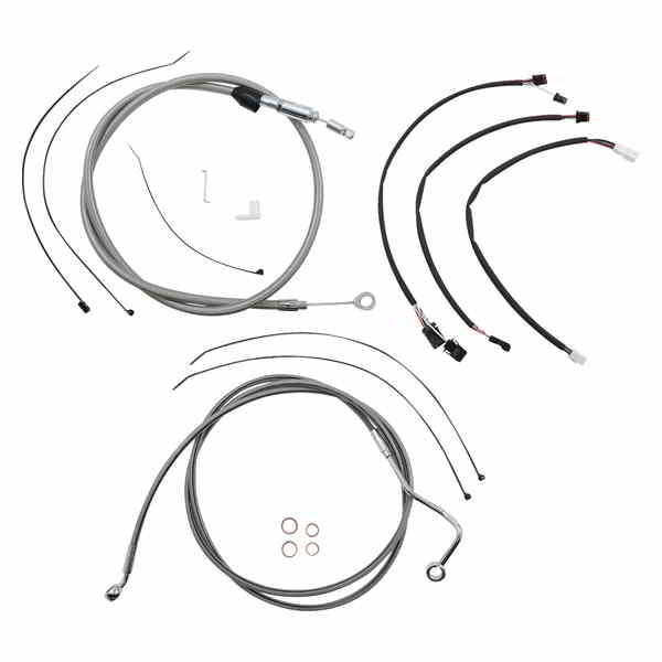 取寄せ コントロールケーブルキット - XR - ステンレススチール/クローム マグナム Control Cable Kit - XR - Stainless Steel/Chrome 5891151 DRAG 06621041