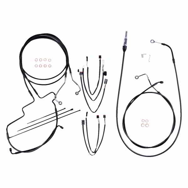取寄せ コントロールケーブルキット - XR - ブラック マグナム Control Cable Kit - XR - Black 4861192 DRAG 06621087