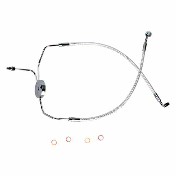 取寄せ ブレーキライン - スターリングクロマイトII マグナム Brake Line - Sterling Chromite II 37005 DRAG 12043705|ハーレーパーツデポ