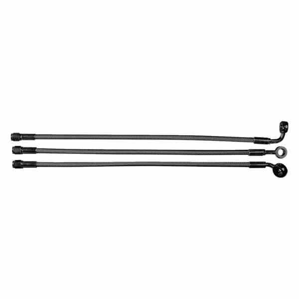 取寄せ ブレーキライン - 10mm-35° - 15インチ - ブラックパール マグナム Brake Line - 10mm-35° - 15 - Black Pearl 47115 DRAG 17413232