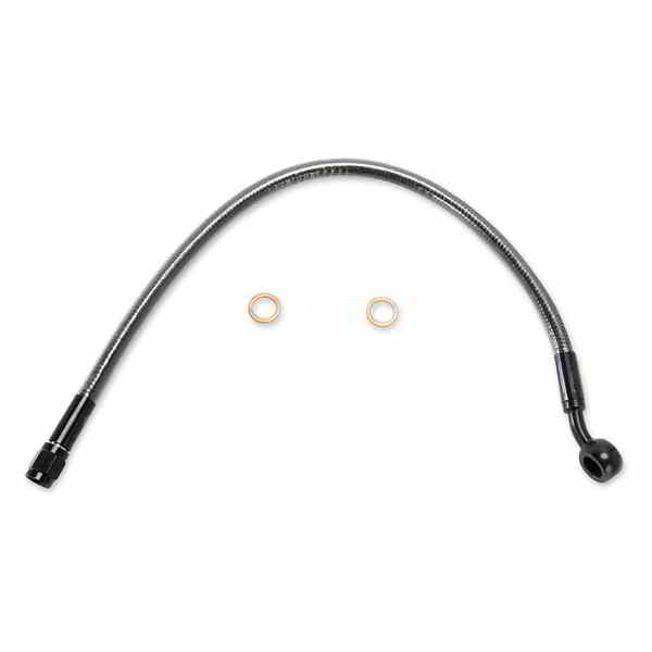 取寄せ ブレーキライン - 10mm-35° - 15インチ - ブラックパール マグナム Brake Line - 10mm-35° - 15 - Black Pearl AS47115 DRAG 17414064