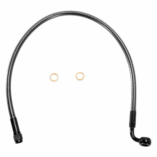 取寄せ ブレーキライン - 10mm-35° - 21インチ - ブラックパール マグナム Brake Line - 10mm-35° - 21 - Black Pearl AS47221 DRAG 17414088