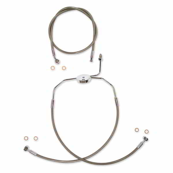 取寄せ ブレーキラインキット - XR - ステンレススチール マグナム Brake Line Kit - XR - Stainless Steel SSC1304-19 DRAG 17414925|ハーレーパーツデポ
