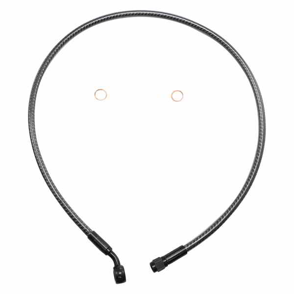 取寄せ ブレーキライン - フロント - 3/8インチ - 35° - 31インチ - KARBONFIBR マグナム Brake Line - Front - 3/8 - 35° - 31 - KARBONFIBR 77131 DRAG 17416284