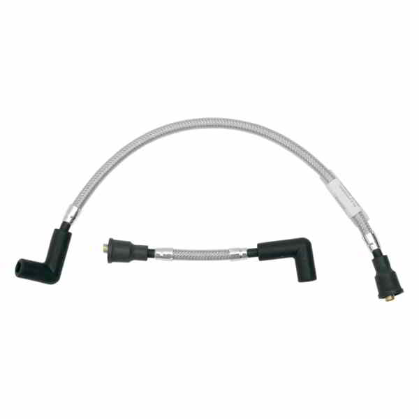 取寄せ スパークプラグワイヤー - ポリッシュステンレス - FX マグナム Spark Plug Wires - Polished Stainless - FX 3023S DRAG 21040096