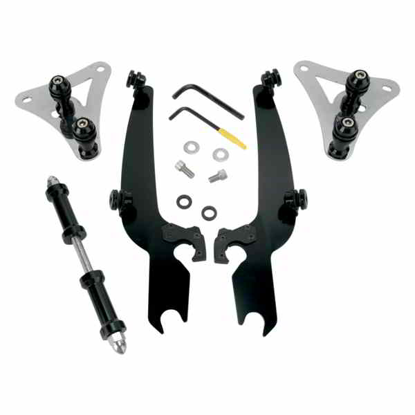 取寄せ Sportshield トリガーロックマウントキット - ブラック メンフィスシェード Sportshield Trigger-Lock Mounting Kit - Black MEB8926 DRAG 23200073｜ハーレーパーツデポ 22,953円