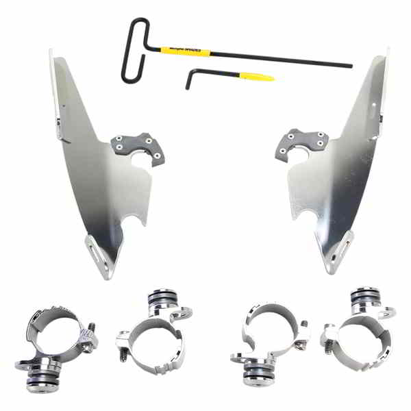 取寄せ Fats/Slim マウントキット - ポリッシュ - XL883 メンフィスシェード Fats/Slim Mounting Kit - Polished - XL883 MEK2001 DRAG 23200166|ハーレーパーツデポ