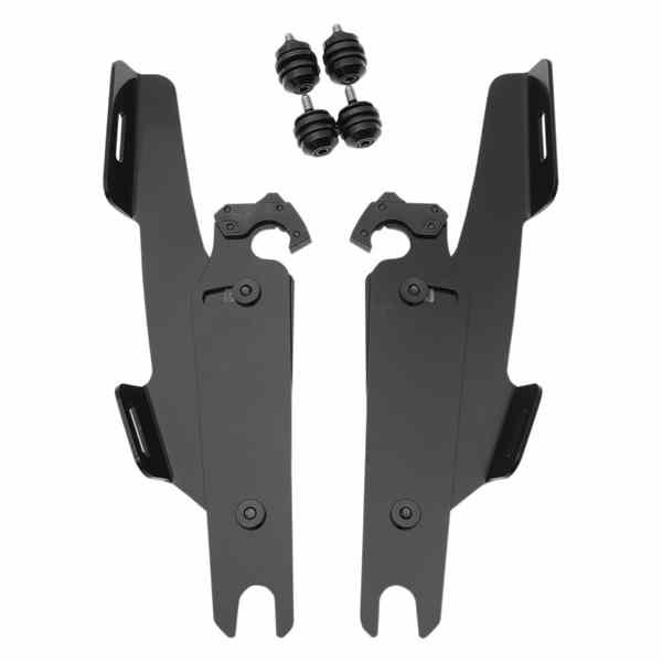 取寄せ ファッツマウントキット - ブラック - FLFB メンフィスシェード Fats Mounting Kit - Black - FLFB MEB2032 DRAG 23200203｜ハーレーパーツデポ
