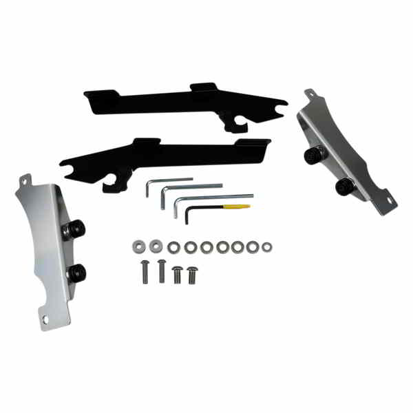 取寄せ バットウィング トリガーロック マウントキット - Vスター - ブラック メンフィスシェード Batwing Trigger Lock Mounting Kit - V Star - Black MEK1910 DRAG 23210127