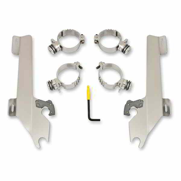 取寄せ バットウィング トリガーロック マウントキット - キングピン - ポリッシュ仕上げ メンフィスシェード Batwing Trigger Lock Mounting Kit - Kingpin - Polished MEK1927 DRAG 23210159|ハーレーパーツデポ