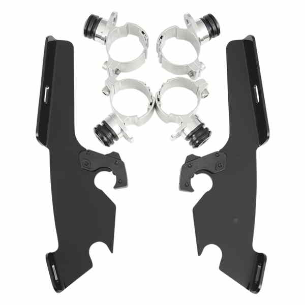 取寄せ Fats/Slim トリガーロックマウントキット - Kawasaki/Yamaha - ブラック メンフィスシェード Fats/Slim Trigger Lock Mounting Kit - Kawasaki/Yamaha - Black MEB8982 DRAG 23210222|ハーレーパーツデポ