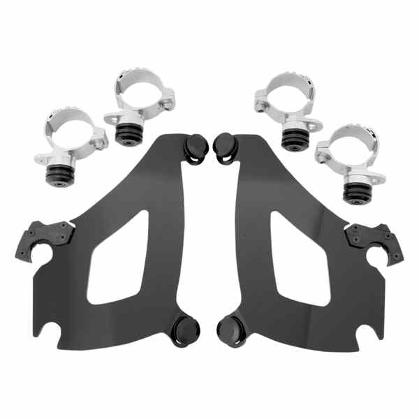 取寄せ ブレットマウントキット - VN900XVカスタム - ブラック メンフィスシェード Bullet Mounting Kit - VN900XV Custom - Black MEK1972 DRAG 23210257