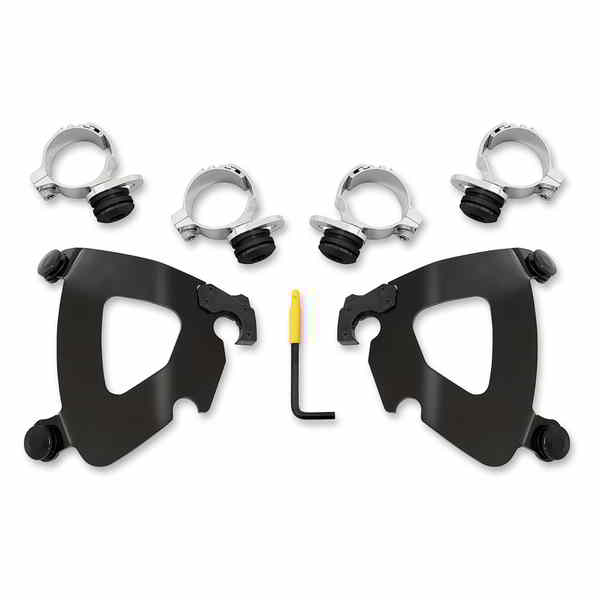取寄せ ガントレットマウントキット - ブラック - スカウト メンフィスシェード Gauntlet Mounting Kit - Black - Scout MEB2024 DRAG 23210393|ハーレーパーツデポ