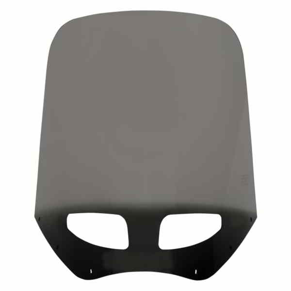 取寄せ ロードウォリアー ウィンドシールド - ベント付き - ブラックスモーク - 17インチ メンフィスシェード Road Warrior Windshield - Vented - Black Smoke - 17 MEP87712 DRAG 23500467|ハーレーパーツデポ