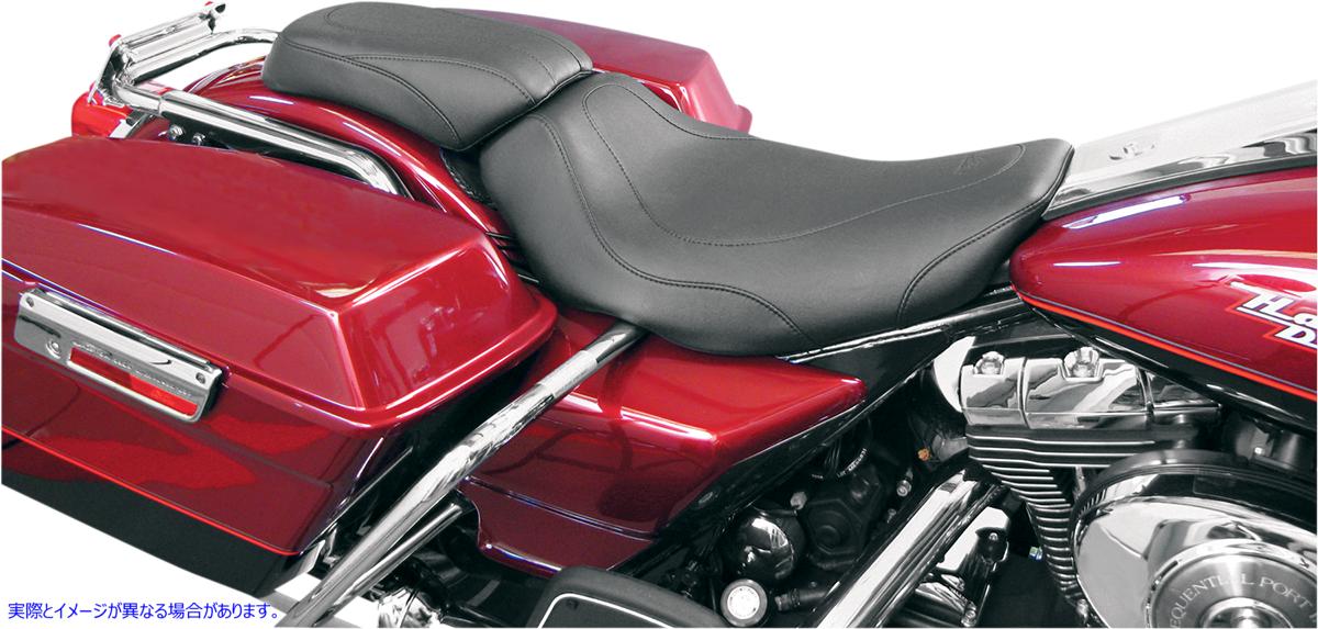 取寄せ シート - Tripper Solo - バックレストなし - ステッチ入り - ブラック - ロードキング マスタング Seat - Tripper? Solo - without Backrest - Stitched - Black - Road King 76350 DRAG 08010435|ハーレーパーツデポ