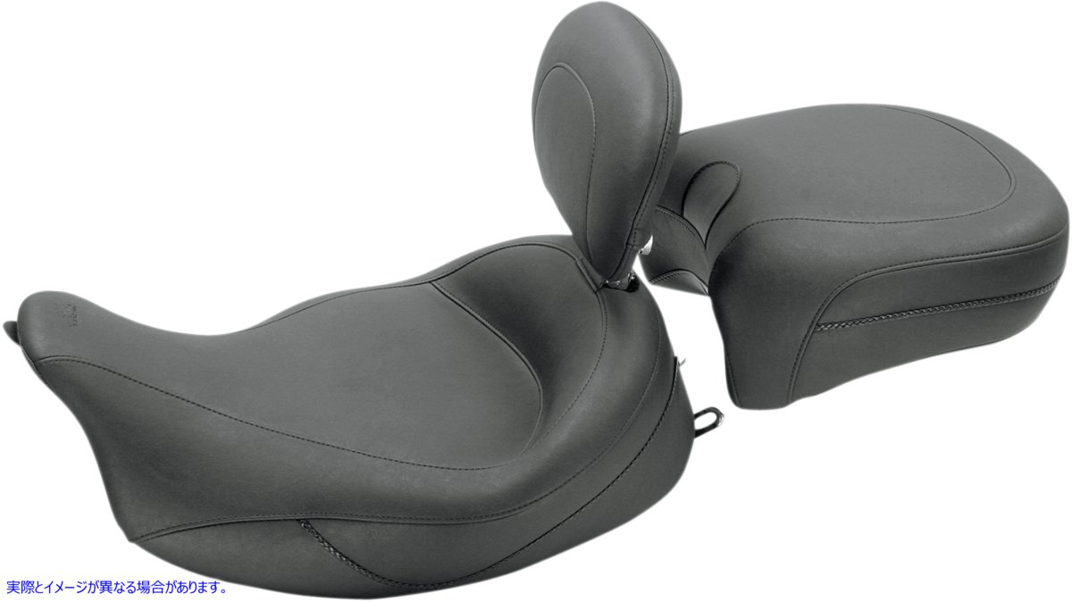 取寄せ ワイドスーパーソロシート - 運転席バックレスト - FL 08-21 マスタング Wide Super Solo Seat - Drivers Backrest - FL '08-21 79446 DRAG 08010555｜ハーレーパーツデポ