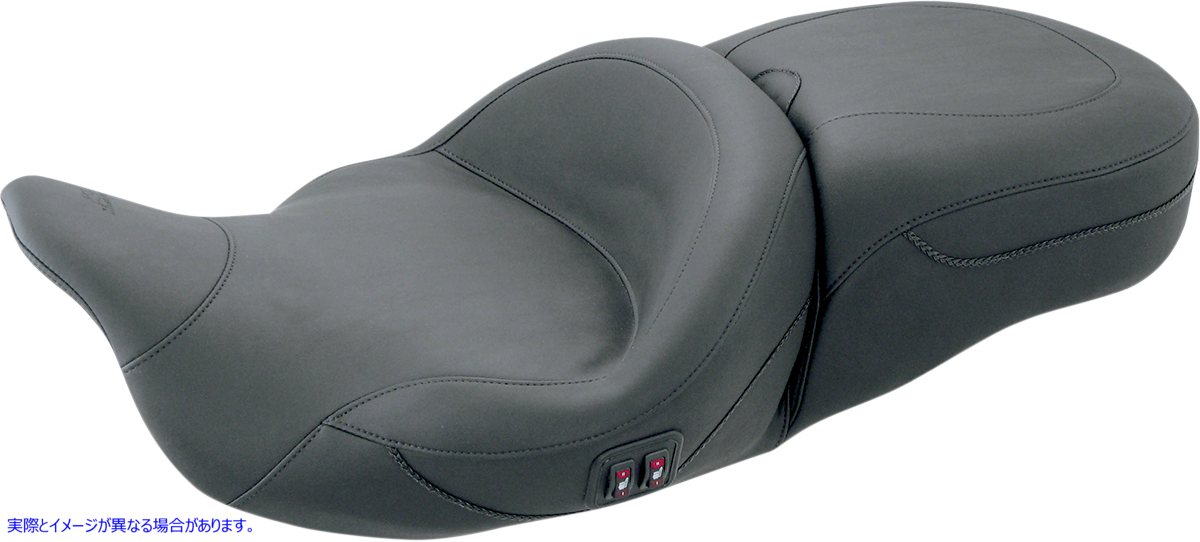 取寄せ ヒーター付きツーリングシート - プレーン マスタング Heated Touring Seat - Plain 79646 DRAG 08010601
