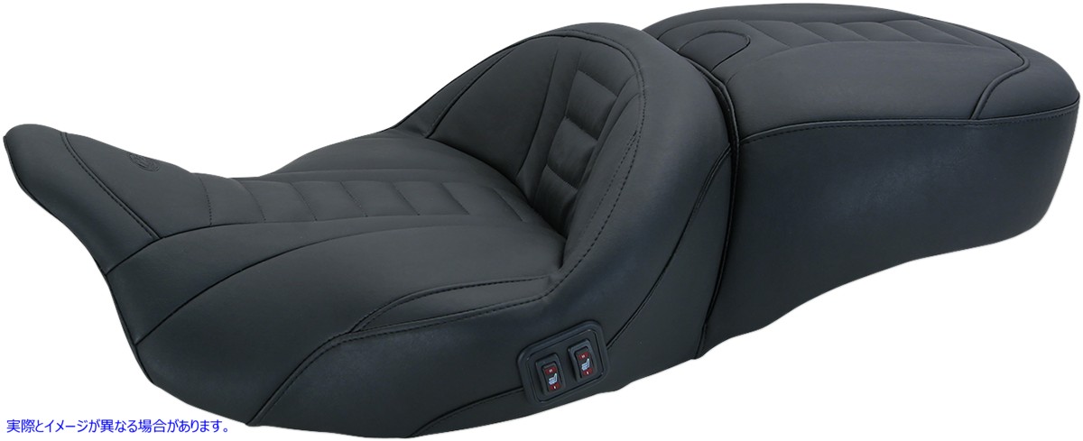 取寄せ ヒーター付きデラックスツーリングシート マスタング Heated Deluxe Touring Seat 79007 DRAG 08010963