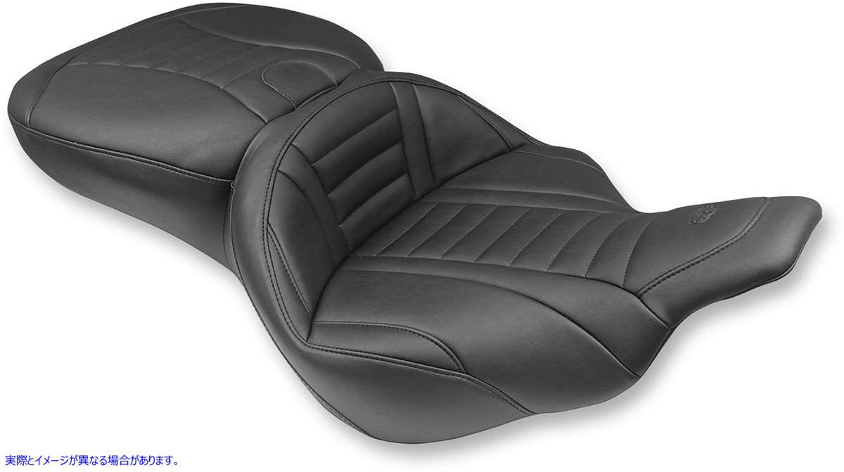 取寄せ デラックス スーパー ツーリングシート - FL 97-07 マスタング Deluxe Super Touring Seat - FL '97-'07 76739 DRAG 08011063|ハーレーパーツデポ