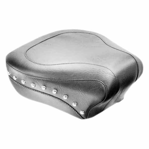 取寄せ ワイドリアシート - スタッズ - ブラック - FLST 00-15 マスタング Wide Rear Seat - Studded - Black - FLST '00-'15 76180 DRAG 08020484